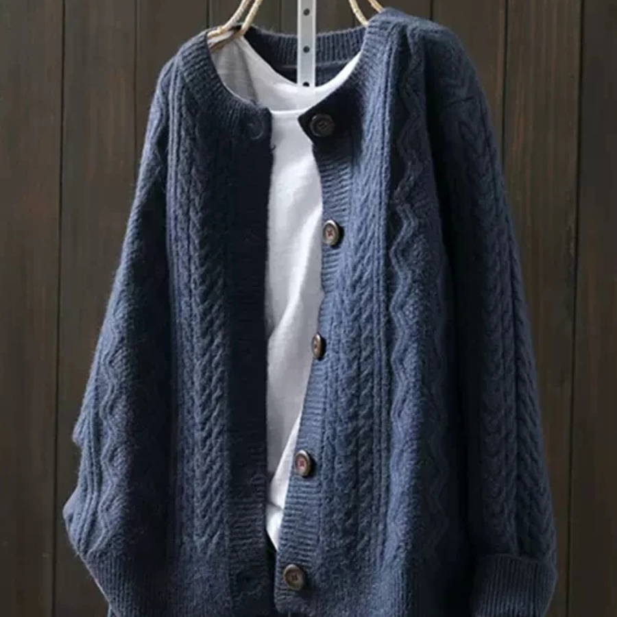 Lorenza |Cardigã de Malha em Trança 