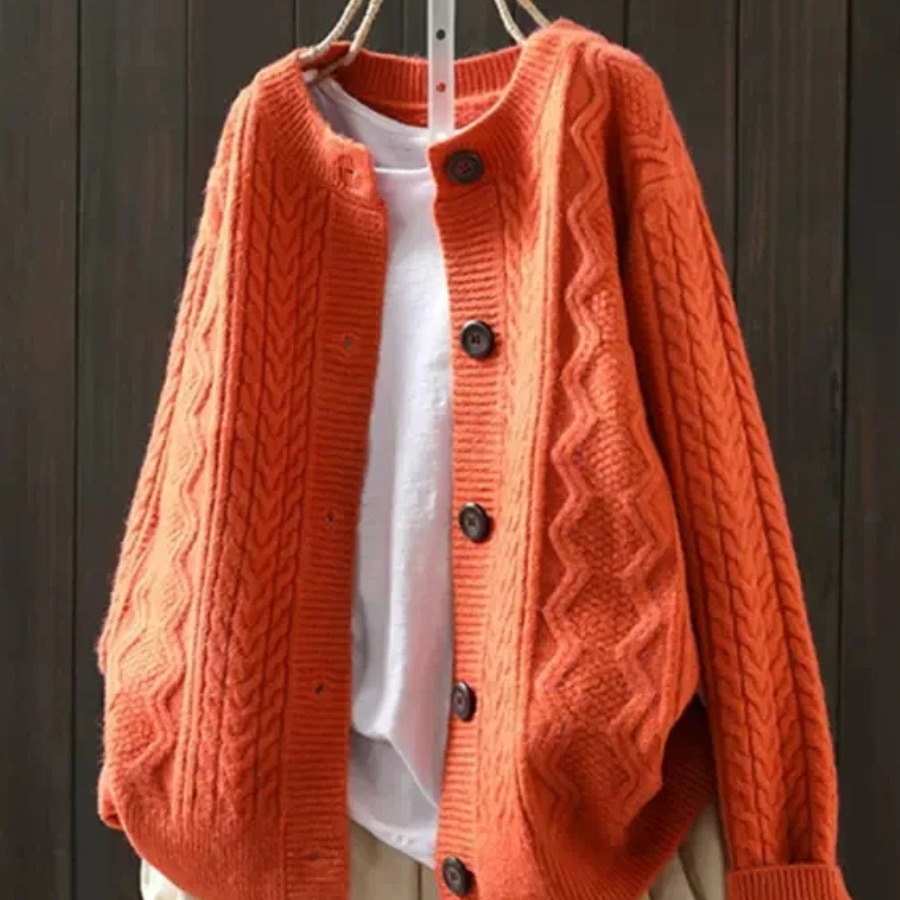 Lorenza |Cardigã de Malha em Trança 