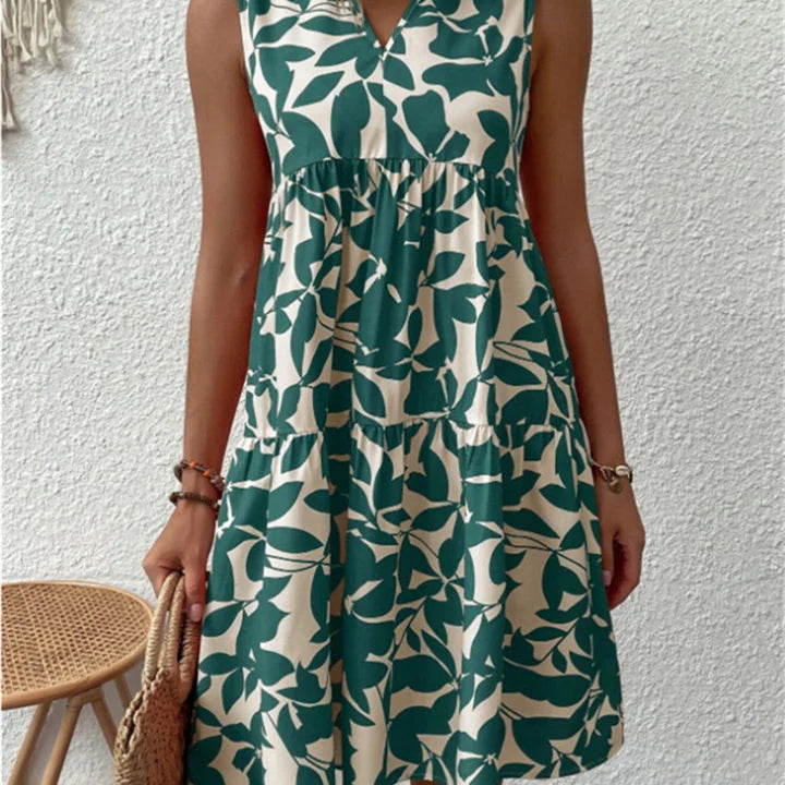 Sofia – Vestido de Verão Floral em Linha-A 