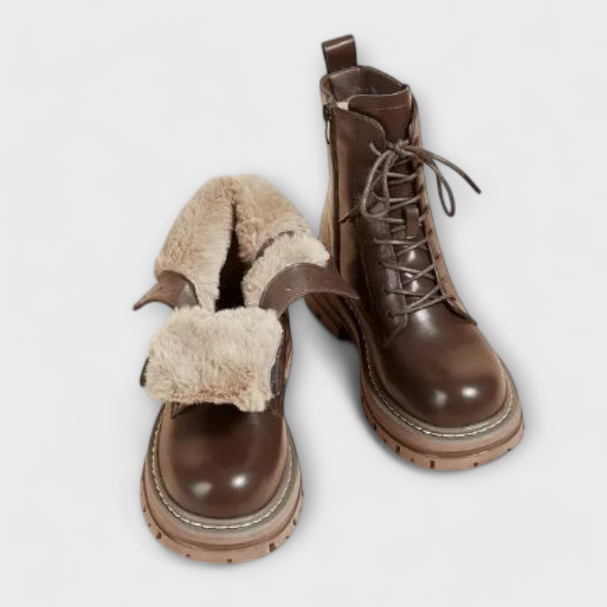 Flávia-Botas de senhora em pele