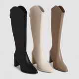 Hilda – Botas de salto Grosso e Elegância para o Inverno