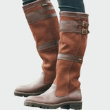 Botas de couro retro