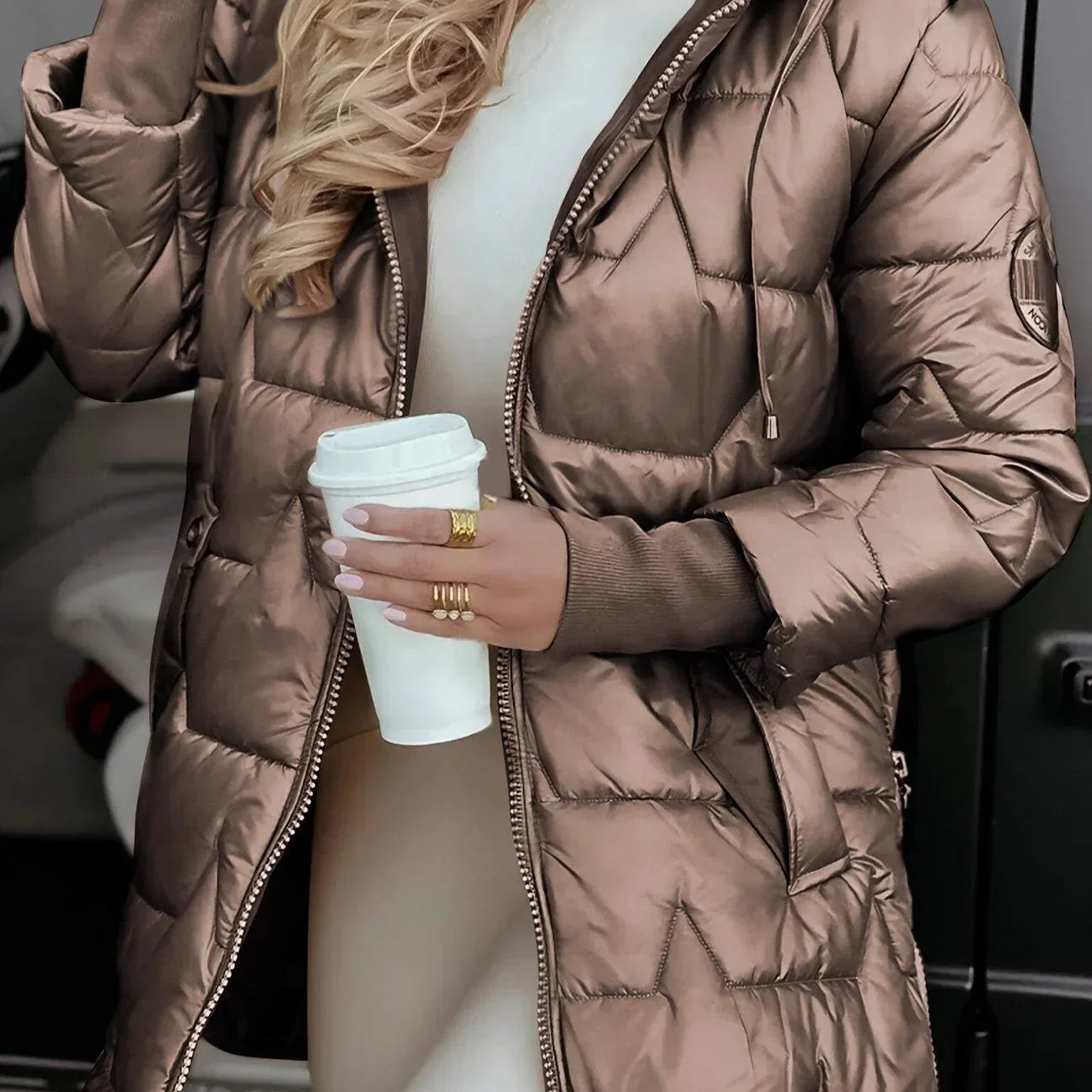 Noá | Casaco elegante com cores sólidas para o dia a dia e calor fiável