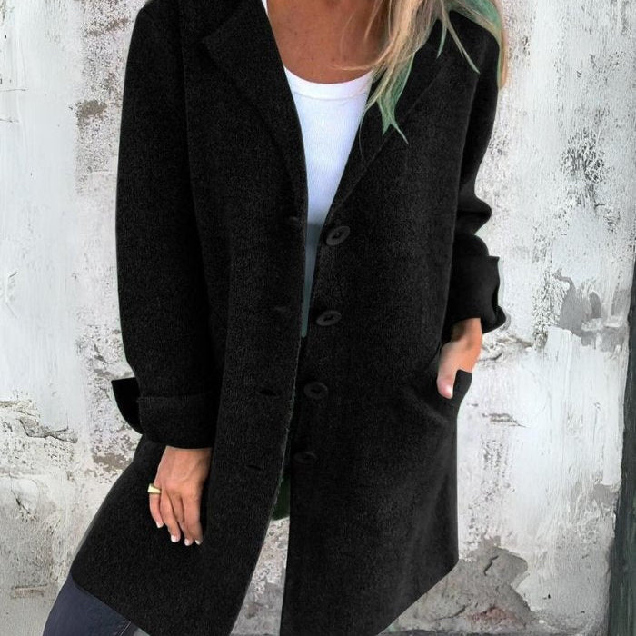 Teresa | Casaco com gola de lapela
