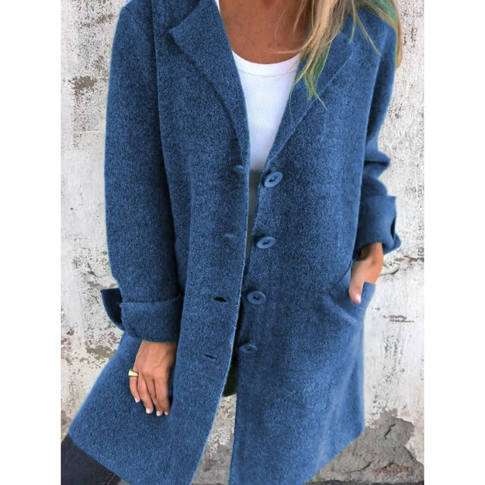 Teresa | Casaco com gola de lapela