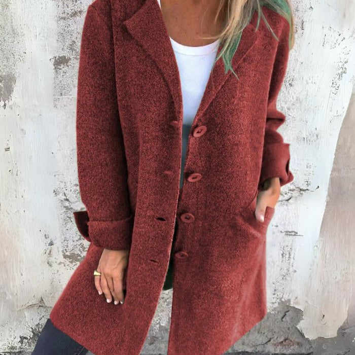 Teresa | Casaco com gola de lapela