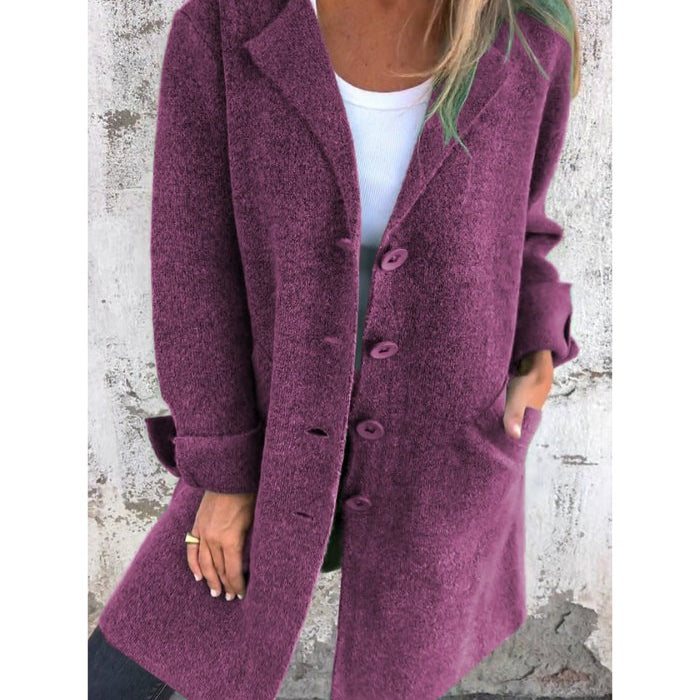 Teresa | Casaco com gola de lapela